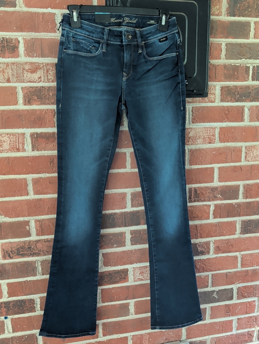 Mavi Gold Leigh Mid Rise Baby Boot  Jeans Size 26 (1075)